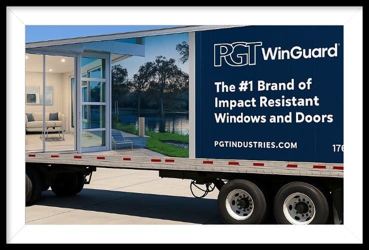 PGT WinGuard trailer: The #1 Brand of Impact Resistant Windows and Doors